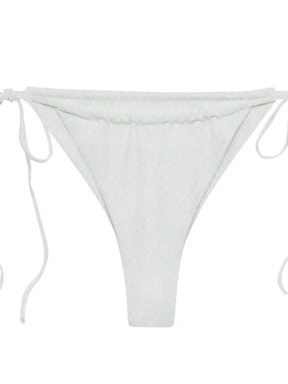 Jade Swim Terry Sheen Lana Bottom in White - Size XS - BNWT
